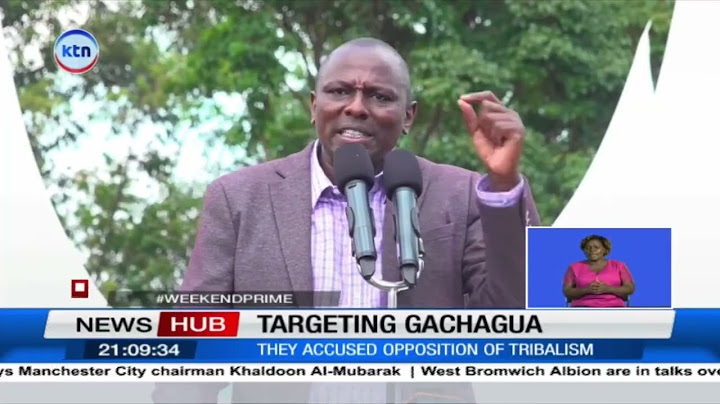 Kimani Ichung'wa and Farouk Kibet fault Gachagua