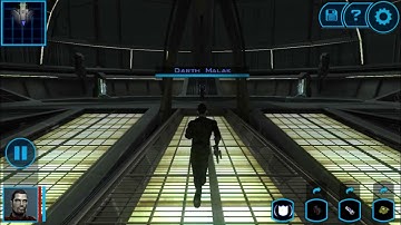 KOTOR - Fighting Malak with a blaster pistol and getting annihilated