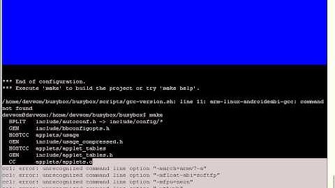 Compilining Busybox MIPS architecture for Android