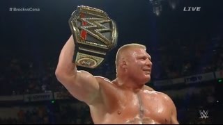 WWE Survivor Series 2015: Seth Rollins vs Brock Lesnar -WWE World Heavyweight Championship Match