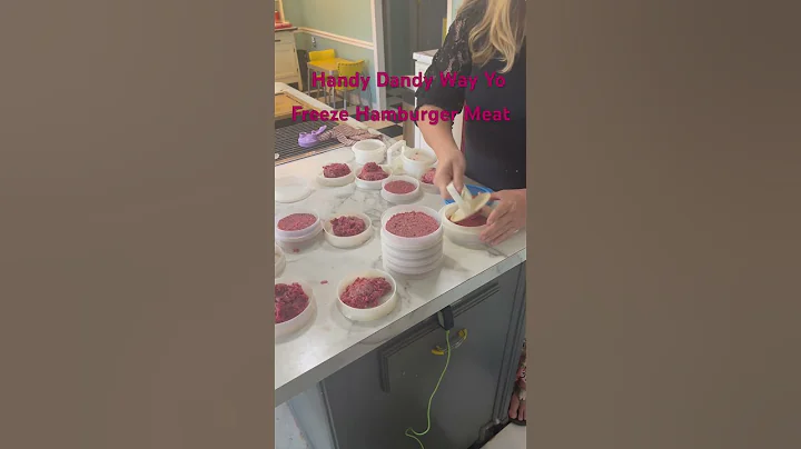 Handy Dandy Way To Freeze Hamburger Meat #hamburgers #FollowMrOnFacebook #NormiesTidbits