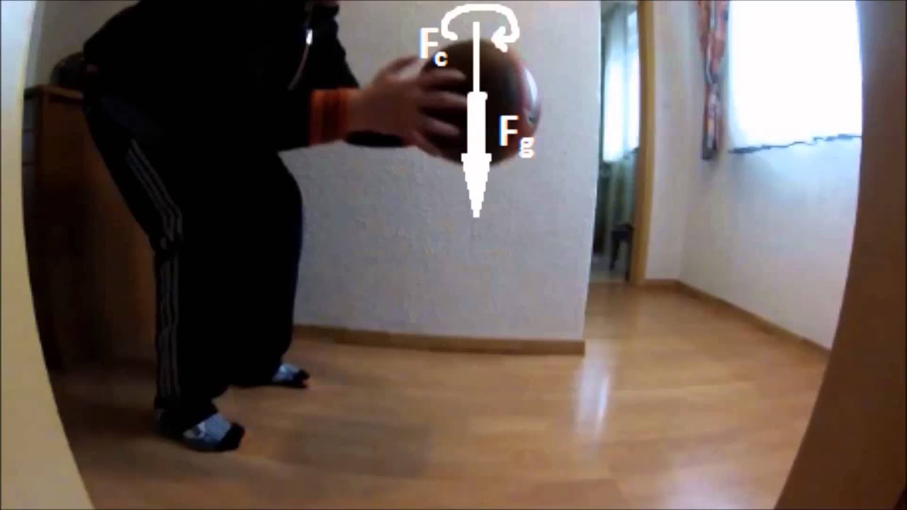 Physic experiment - Bouncing & spinning ball - YouTube