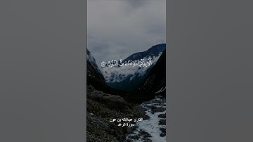 ( الذين امنوا وتطمئن قلوبهم بذكر الله ) القارئ عبدالاله بن عون