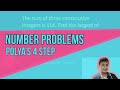 SOLVING "NUMBER" Word Problem using 4 step of POLYA (Tagalog Tutorial)