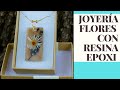 Curso online de joyería// DIJES con RESINA EPOXY y flores naturales// parte 2