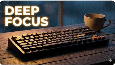 4K AMBIENCE: COZY RAIN 🌧️ & TYPING ASMR | Deep Focus for Work, Study, and Coding
