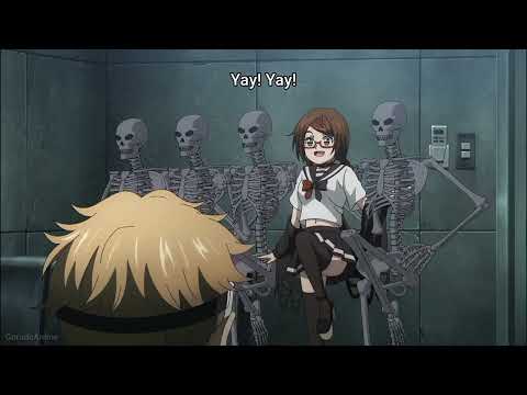 Misaki Dancing With Skeletons 💀🕺|| デッドマウント・デスプレイ