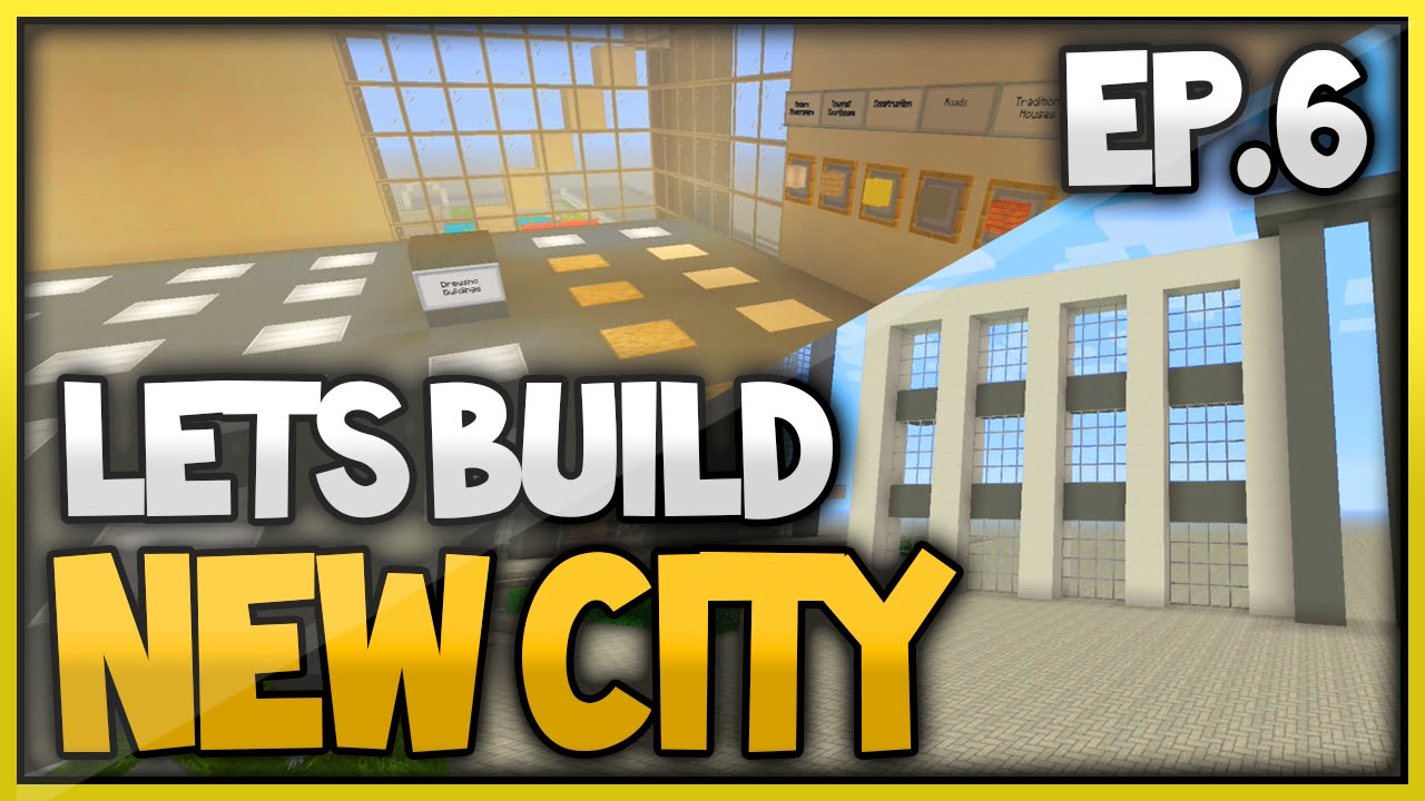 Minecraft Xbox One New City Lets Build - City Plan + Office Building ...