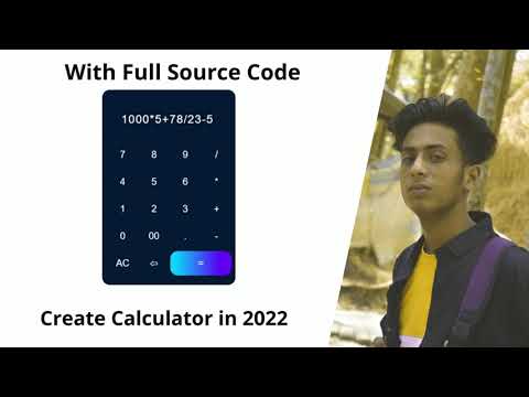 Create Calculator with html css and js in 2022 by jishaansinghal with full source code