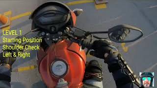 Famous Stage 1 How to pass motorcycle riding for  licence RTA test in dubai with English commentary Wealth