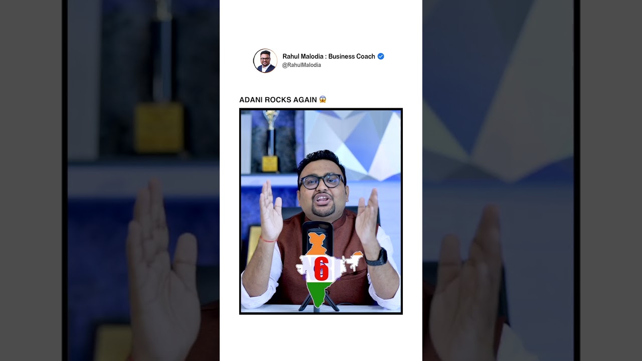 ADANI ROCKS AGAIN 😱🔥 | Rahul Malodia  