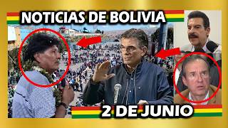 NOTICIAS DE BOLIVIA DE HOY 2 DE JUNIO, NOTICIAS DE BOLIVIA 2 DE JUNIO, NOTICIAS BOLIVIA