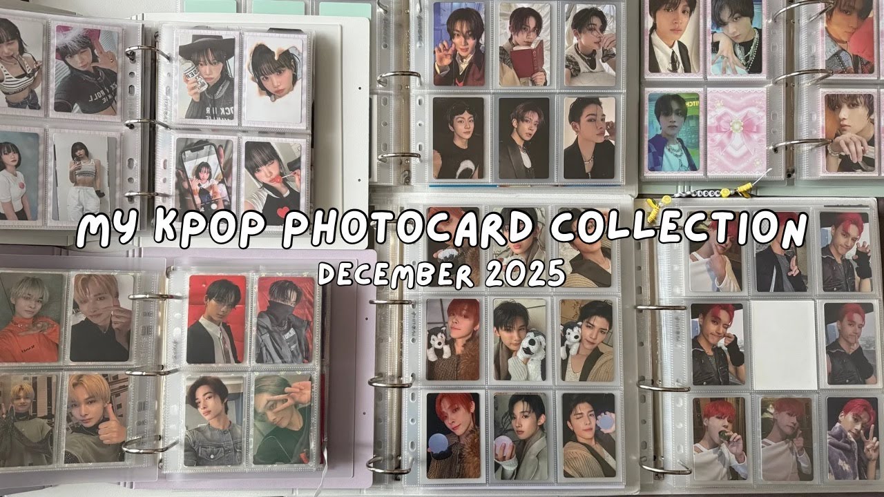 my kpop photocard collection ☆ december 2025 | &team, enhypen, ive, ateez & more!!