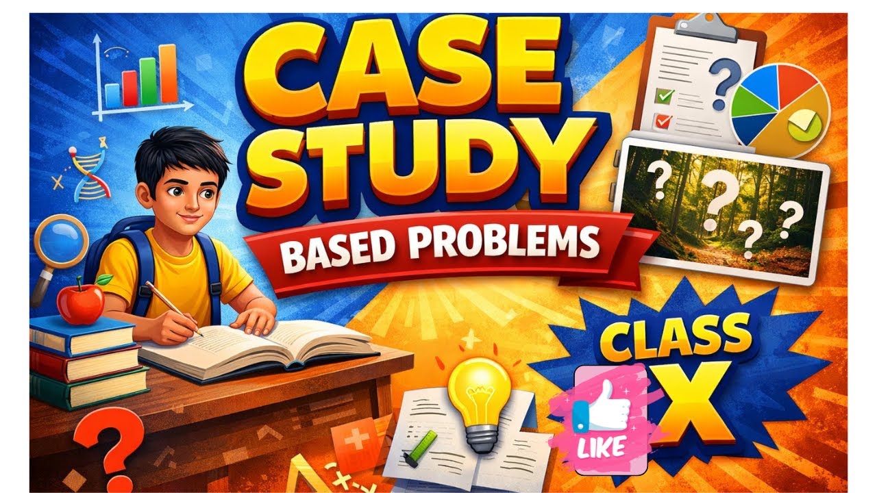 Case Study Based Problem Class X Part 2|Ashu Garg| Class X | - YouTube