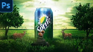 Giant Sprite Product Manipulation in Photoshop