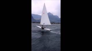 Laser Foiling on Lake Garda