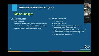 Comprehensive Plan Update Introduction and Vision Briefing
