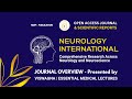 Journal Overview: Neurology International | MDPI