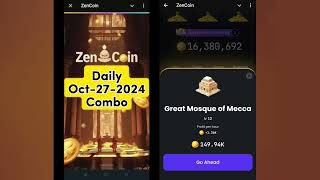 Zen Coin Daily Combo 27 Octoberzen Coin Today Combo Cardsgame Of Gone