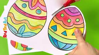 Easter Eggs Printables - 6 in 1 Egg Printable