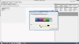 Setting Up Border,background And Foreground Color To A Control In Java Swing In Netbeans