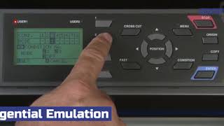 How to cut small characters using Tangential Emulation on the Graphtec FC8600