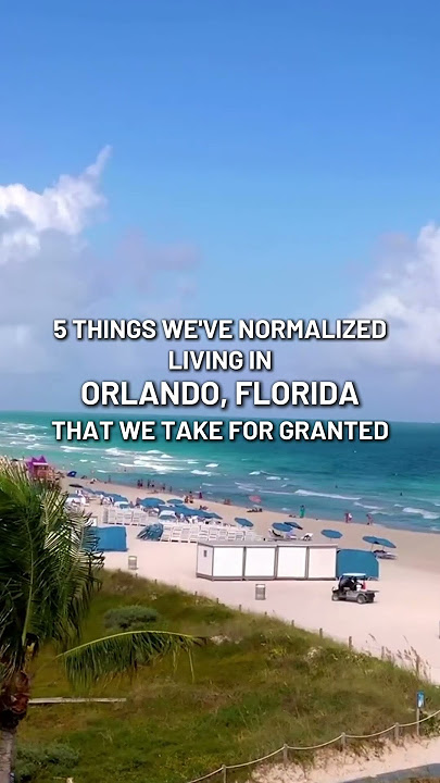 5 things we’ve totally normalized living in Orlando (but visitors can’t believe 👀)… #shorts