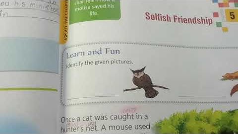 Suraj school:Date-13/01/21:class-2:subject-moral value:chapter-5selfish friendship