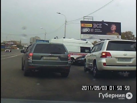 ДТП с машиной «скорой помощи» - видеорегистратор.MestoproTV
