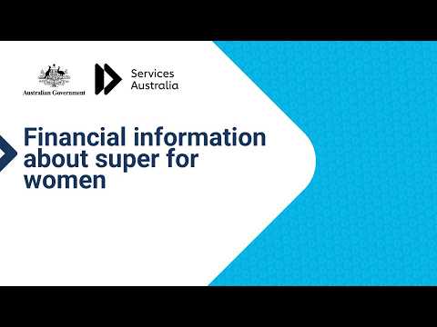 Financial information about super for women