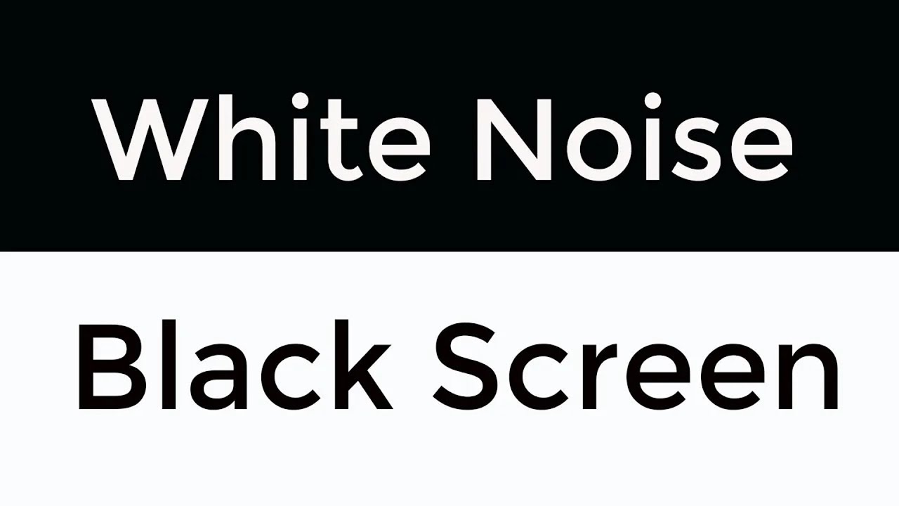 White Noise for Sleeping All Night | Calm 24 Hour Sound | Black Screen