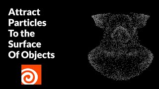 Attract Particles to the Surface of an Object | Houdini 19.5