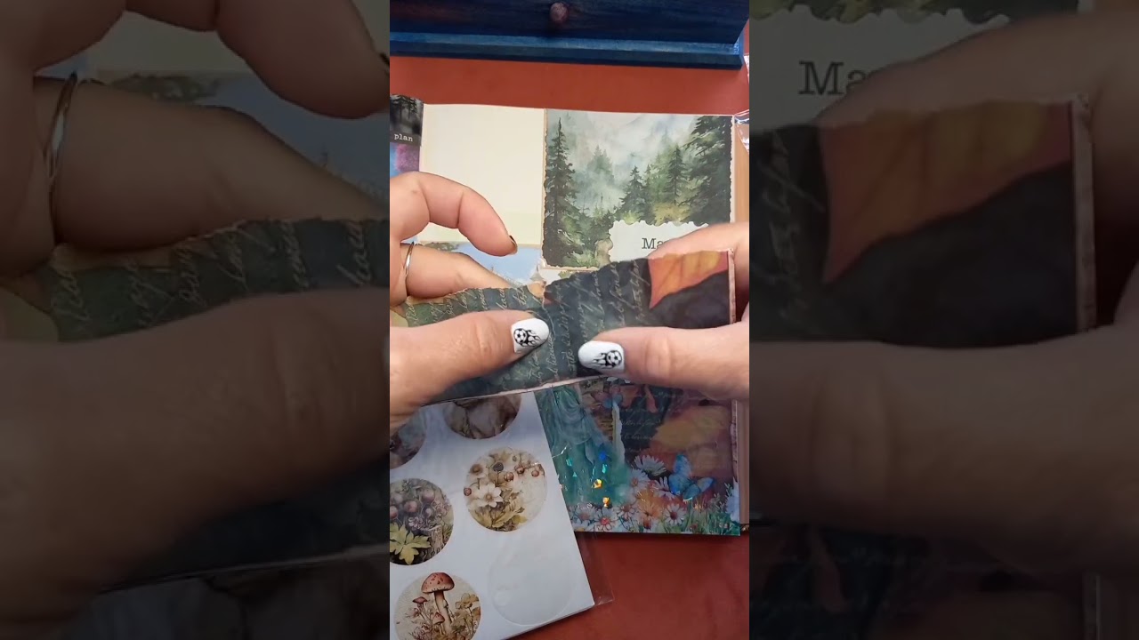 May Journal Spread | Scrapbook with Spring & Autumn Aesthetics 