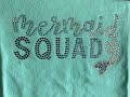 DIY Mermaid Squad Rhinestone Shirt!