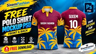 Free Polo Shirt Mockup PSD | Front & Back | Editable Photoshop Mockup | SixemFashion Free Polo Shirt Mockup PSD | Front & Back | Editable Photoshop Mockup | SixemFashion