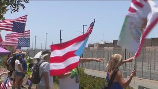 Rally at Otay Mesa Detention Center
