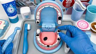 [toy asmr] Dentist Appointment Roleplay 🦷 Melissa & Doug Dentist 치과 역할놀이 ASMR | Satisfying Unboxing