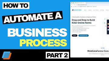 How To Automate a Business Process - Part 2