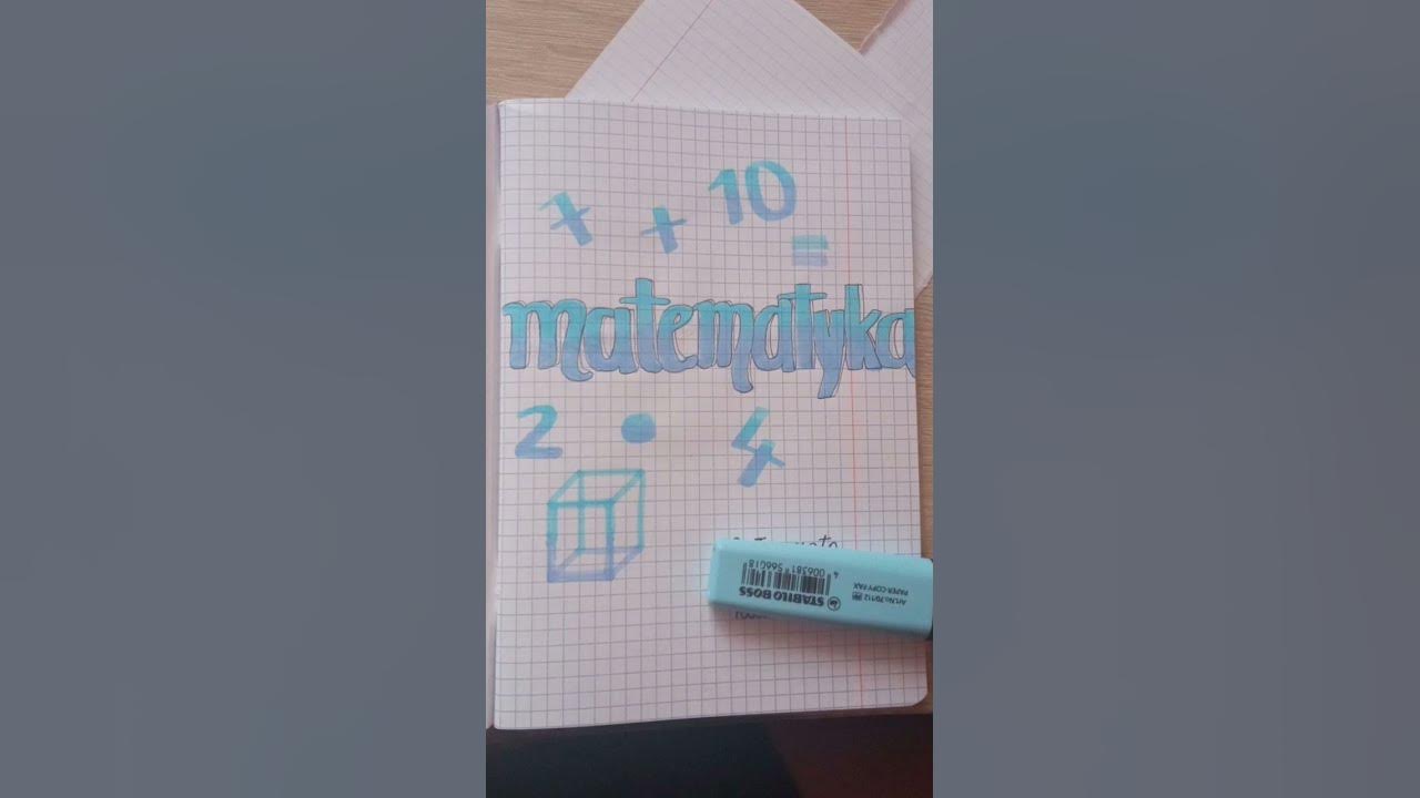 Pierwsza Strona W Zeszycie Matematyka Pierwsza strona - matematyka #pierwsze #strony #zeszyt #szkoła #matma #