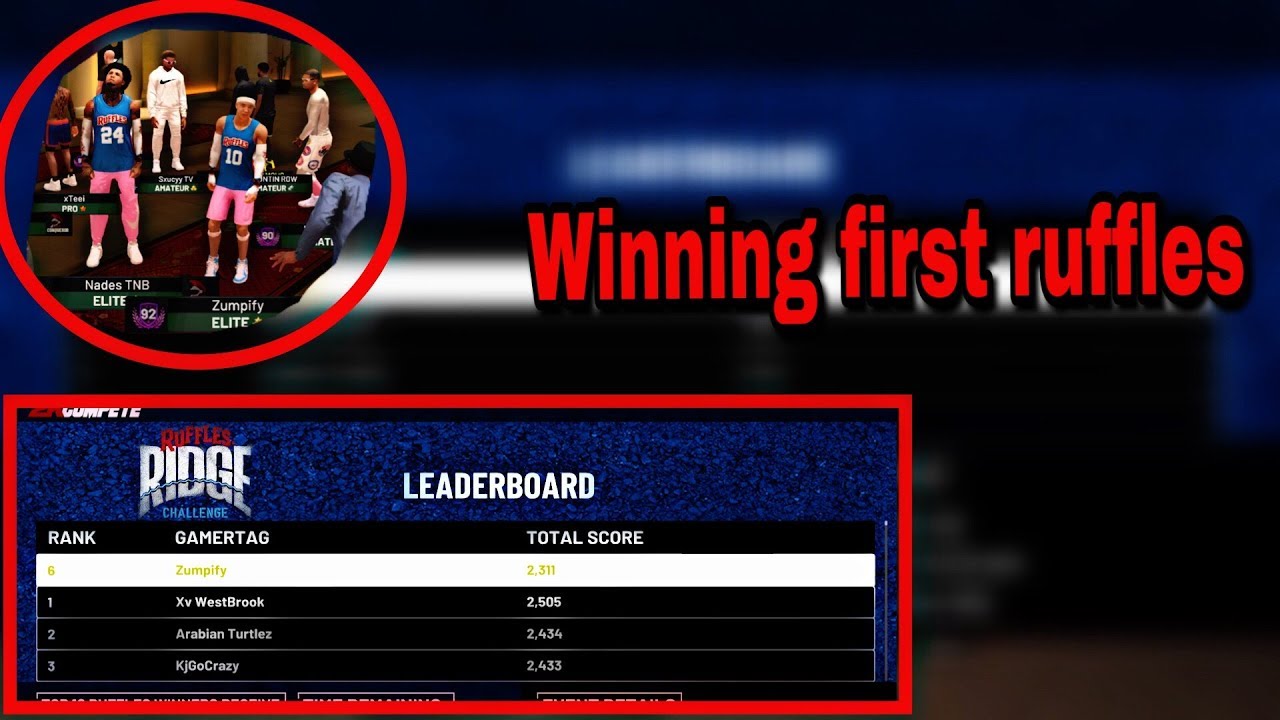 I WON VERY FIRST RUFFLES I GOT UNLIMITED BOOST ! NBA 2K19 - YouTube