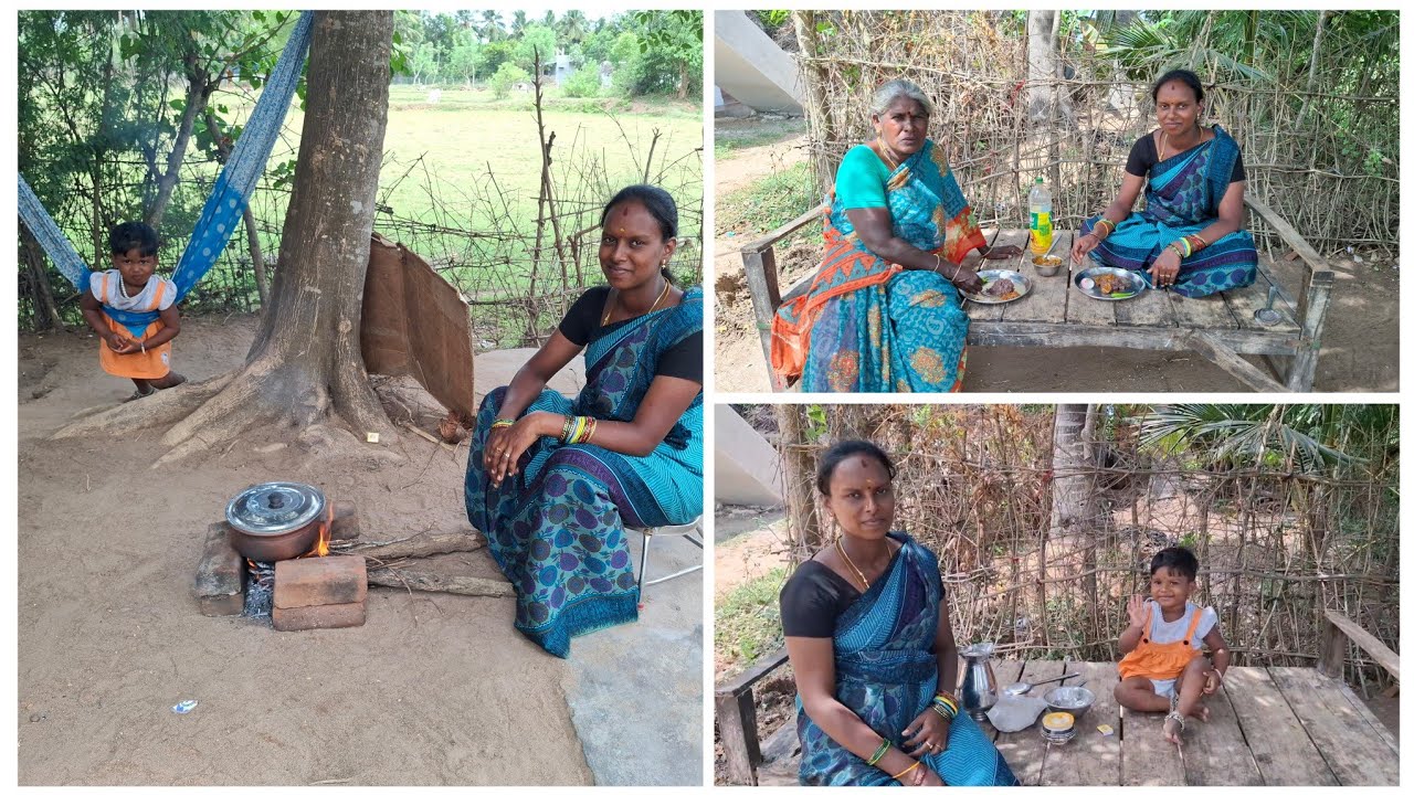 எங்க வீட்டில் ராகி களியும் கருவாட்டு குழம்பும் /Gramathu marumagal priya