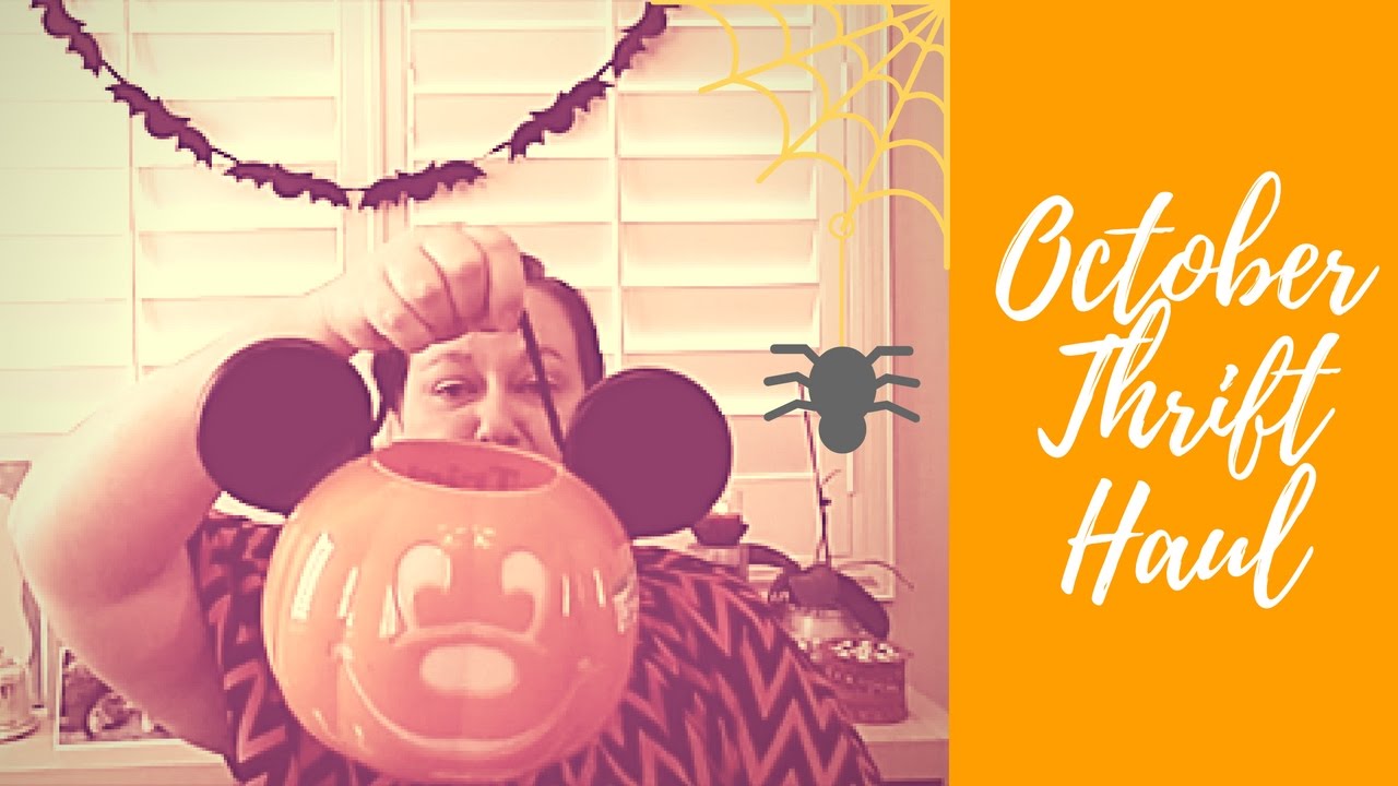 October 2016 Thrift Haul- Build a Bear, Justice, Holiday Decor, Disney