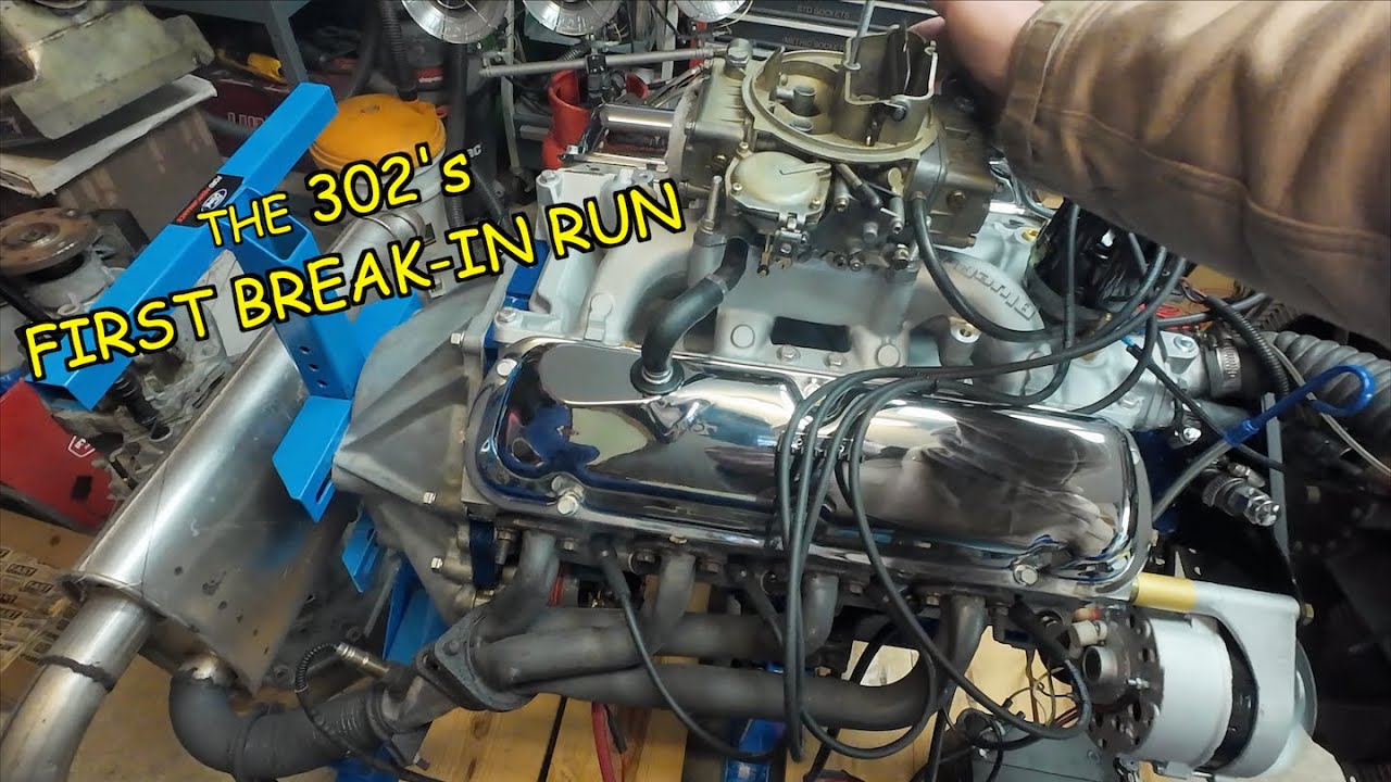 Freshly Rebuilt 302 Fires Up for its First Break-In Run - YouTube