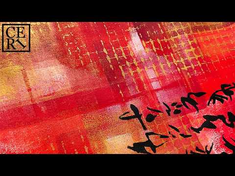 Touches of the Orient, Art Journal Background Inspiration