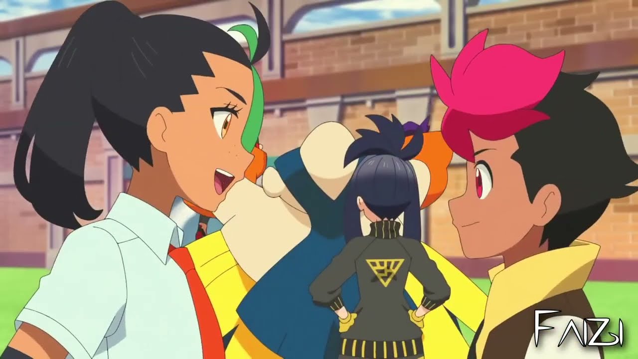 ROY VS NEMONA - Shiny Mega Lucario VS Pawmot - Pokemon Horizons Episode 101 AMV