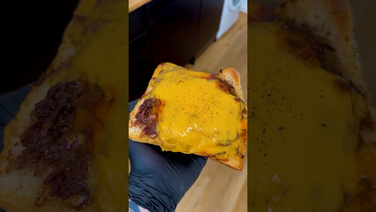 So einfach und schnell wird ein Cheeseburger Baguette im Airfryer gemacht!