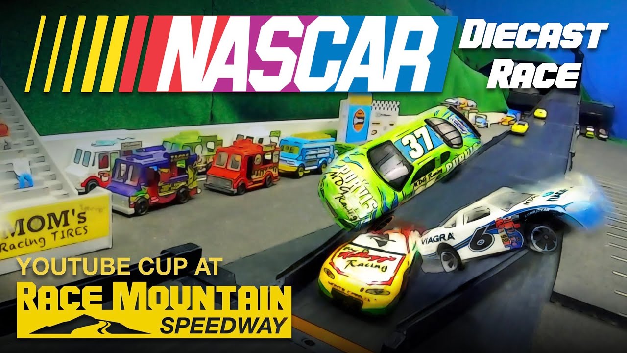 NASCAR YouTube Cup Race Mountain Speedway 2019 Diecast Racing Event