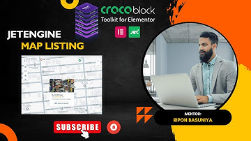 How to create JetEngine Map Listing Grid | Crocoblock | Elementor Pro