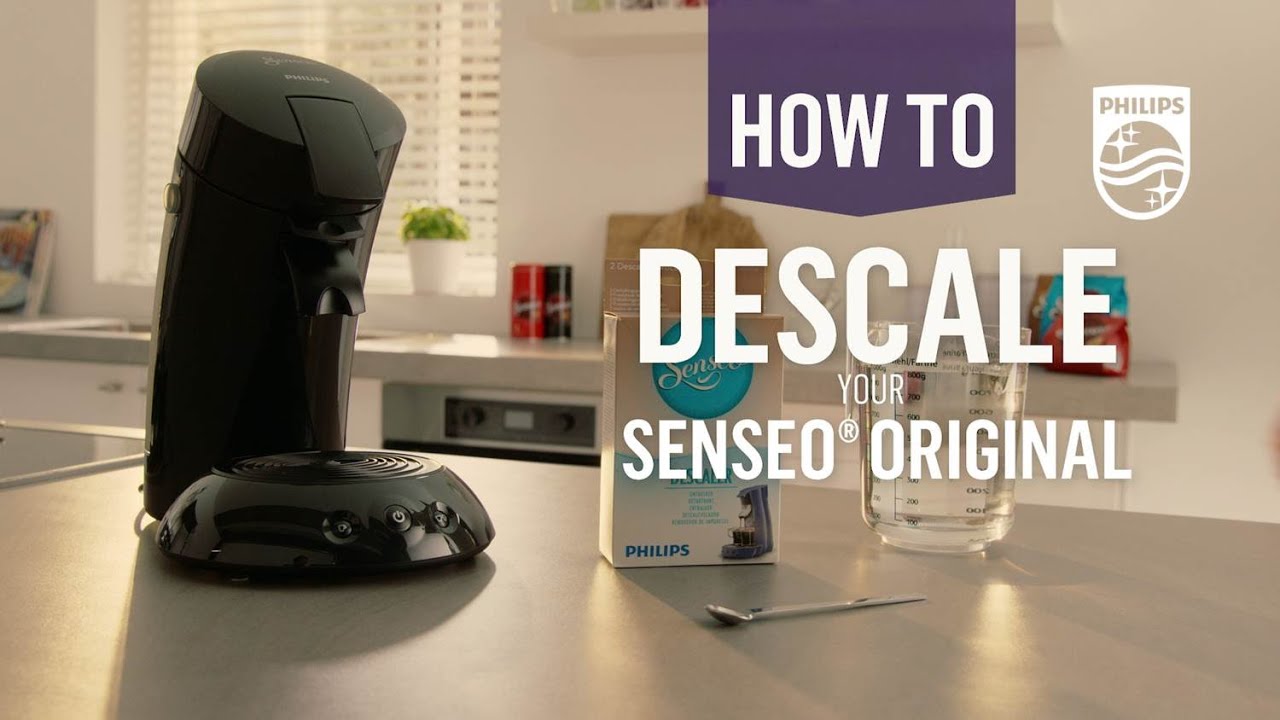 How to machine your pod | Senseo® Original YouTube HD7833 - descale Philips Coffee 