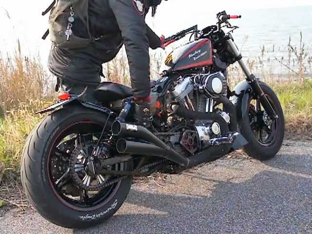 ハーレー スポーツスター 8 Devilマフラー音2 Harley Sportsstar Sound Youtube